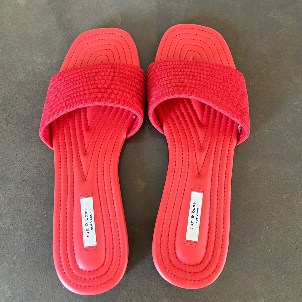 Rag & Bone Red Sandals size 38
